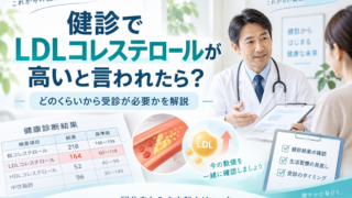 健診でLDLコレステロールが高いと言われたら｜どのくらいから受診が必要？