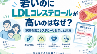 若いのにLDLコレステロールが高いのはなぜ？家族性高コレステロール血症にも注意